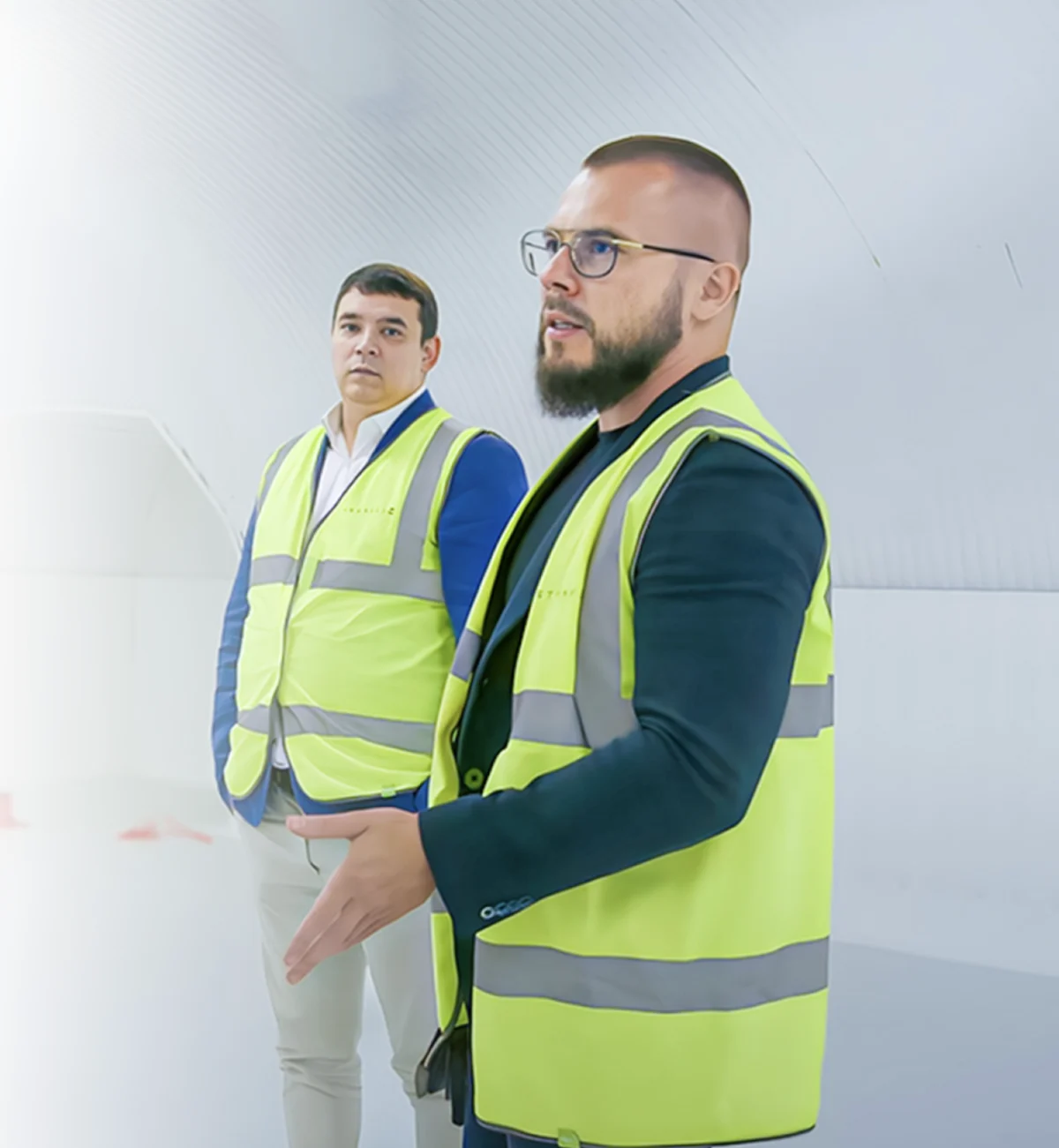 BizMentor team on a live construction site