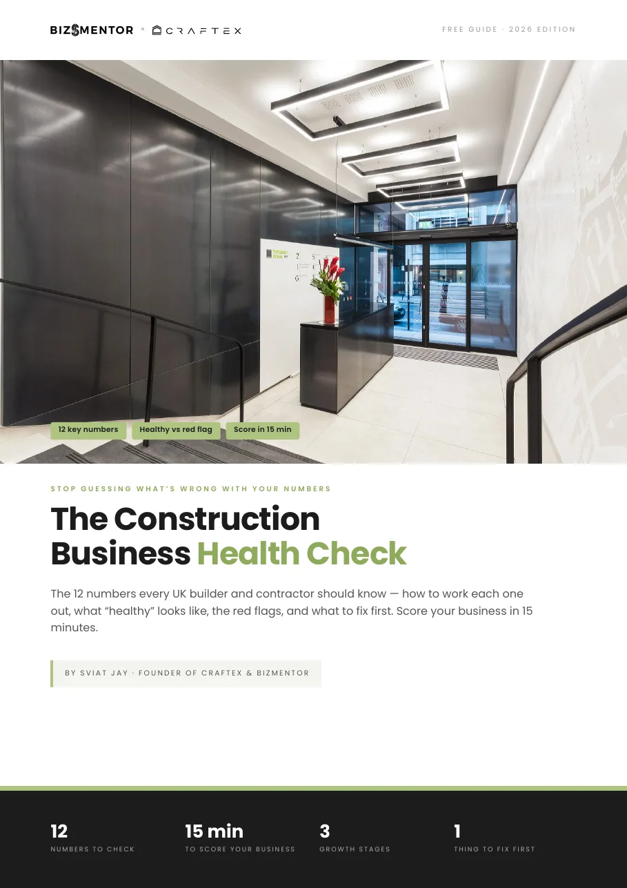 Construction Business Health Check guide