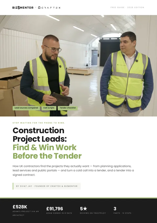 Construction Project Leads Guide cover