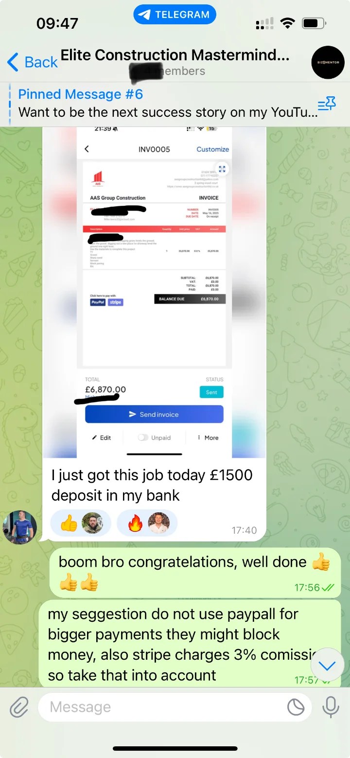 £6.9K project: Ardian keeps closing with our sales script.