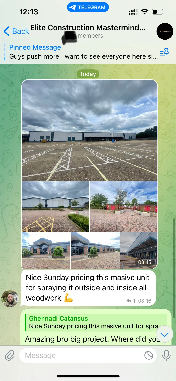 Industrial unit: Pricing a large industrial unit inside and out.